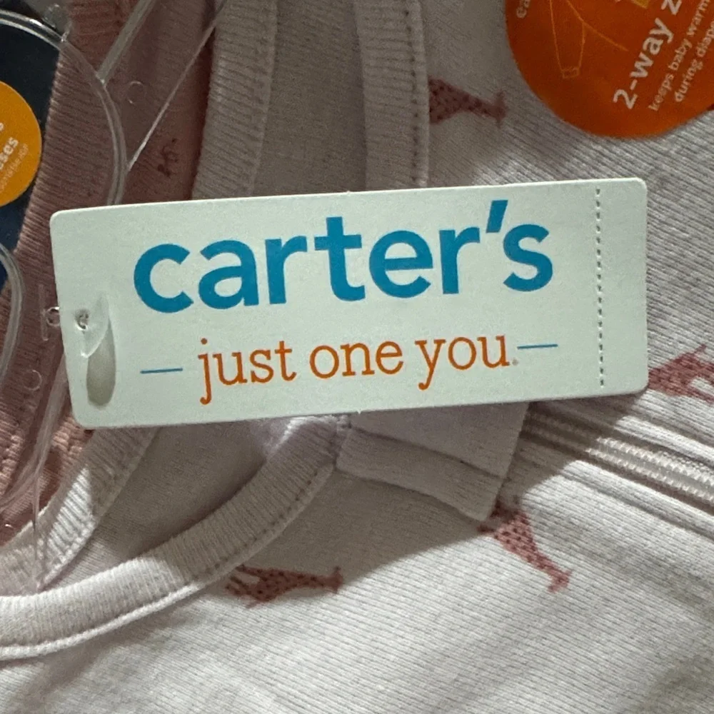 BUNDLE: 4 Piece Set of Carters 2way zipper for girls